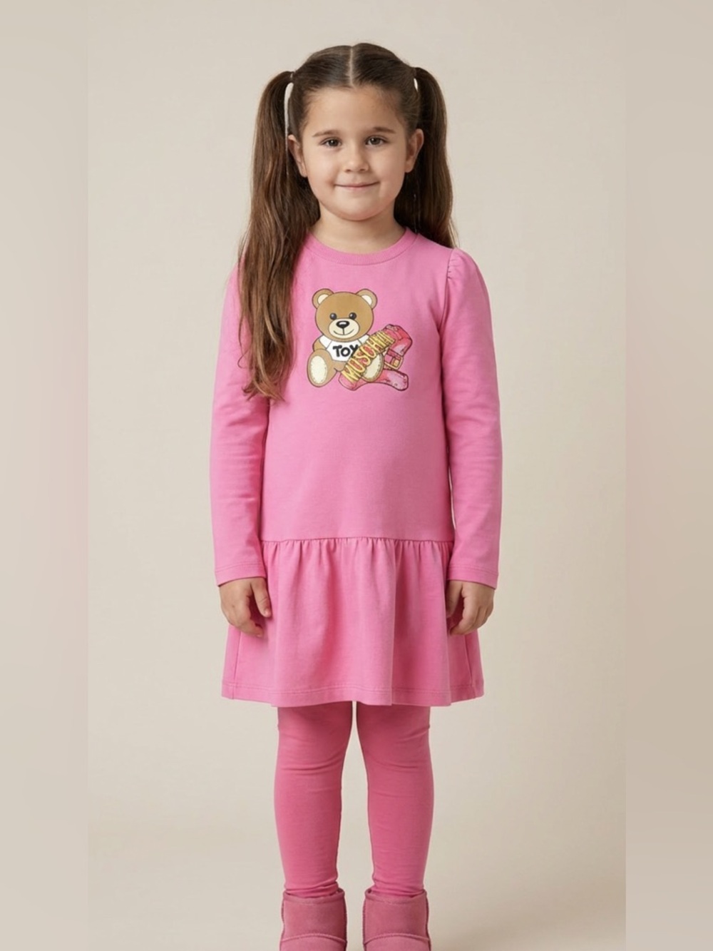 Moschino girls pink teddy bear dress
Size 12